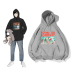 Fang Shao quần áo mùa xuân nam in áo len trùm đầu phiên bản Hàn Quốc của bf gió đôi mùa xuân áo hoodie thủy triều - Áo len áo khoác nam có mũ Áo len