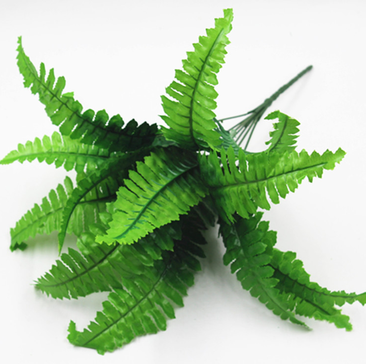 Wedding Decoration Emulation Flower Plant Wall Green Planting Wall Accessories Fern Plant Leaves Emulated Persian Leaf Persian Grass