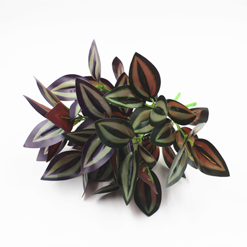 Plant Wall Green Planting Wall Decorative ingredients Purple 5 Head Hanging Bamboo Plum Emulation Eyebrows