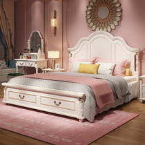 American bed modern minimalist double man bed main sleeper 1 2 m storage containing bed light extravagant 1 5 m princess bed