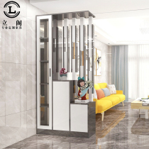 Simple modern double-sided multi-function screen entrance partition cabinet living room decoration cabinet entrance shoe cabinet wine cabinet