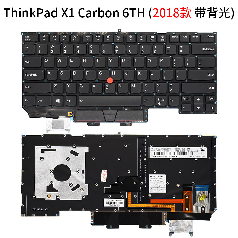 X carbon 6TH 08款 带背光