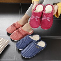 Cotton Slippers Home Autumn Home Fall Home Fall 2021 New Women Winter Ins Couples Cute Plush