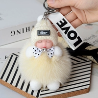 Брелок, кукла, лиса, енот