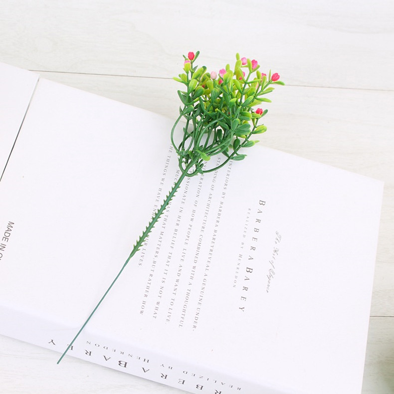 Hoa giả thủy sinh mô phỏng cây xanh giả tường cây cỏ hoa nhựa hoa hàng rào hoa phân vùng máng hoa hoa cỏ xanh - Hoa nhân tạo / Cây / Trái cây hoa lan giả cao cấp