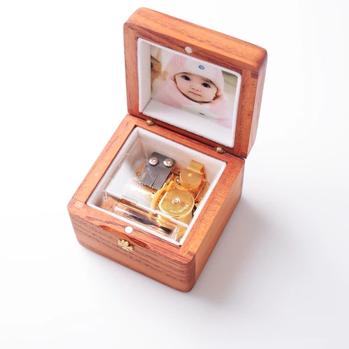 Сувенир для хранения пуповины, детская музыкальная шкатулка, фотография для новорожденных для младенца
