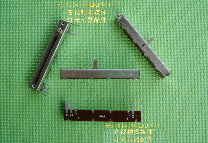 Original mixer push Taiwan ALPHA 8 8CM A10K side tunnel sliding potentiometer accessories