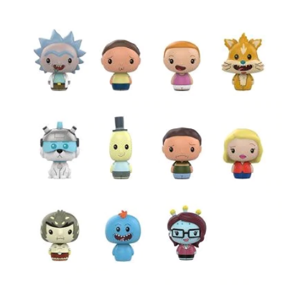 Funko Rick and Morty Blind Heroes (Spot) — виниловые фигурки в слепой коробке, наборы 9–12 шт.