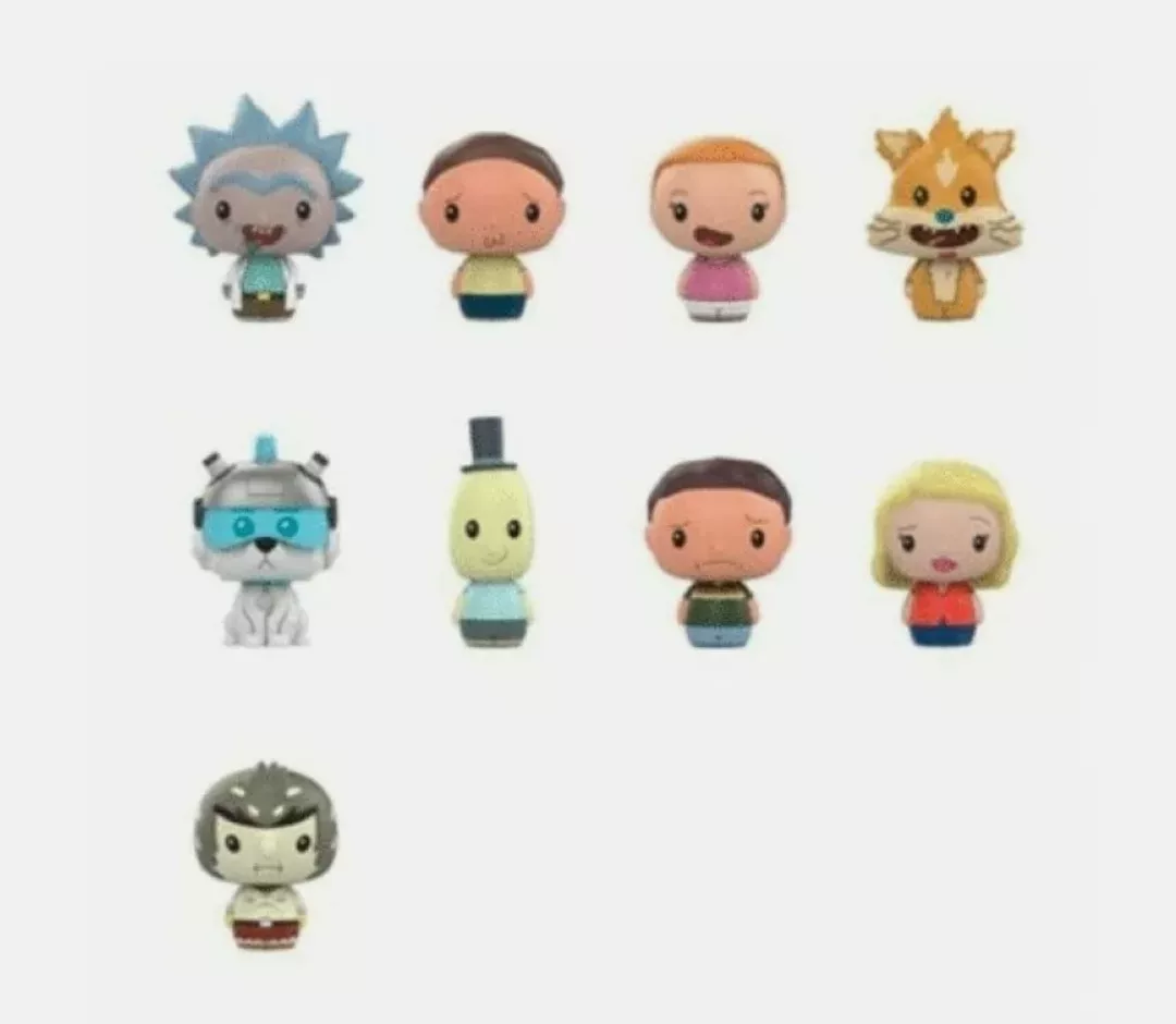 Funko Rick and Morty Blind Heroes (Spot) — виниловые фигурки в слепой коробке, наборы 9–12 шт.
