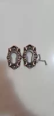 Aluminum art Gate Villa door lock decorative cover aluminum art gate pattern lock core zinc alloy decorative cover