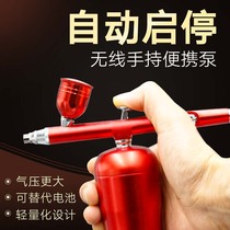 3G model self-starting and power-off automatic charging Gundam coloring tool Handheld mini painting portable air pump airbrush set