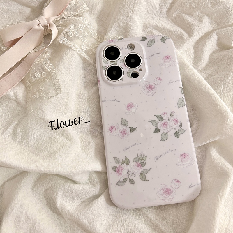 Big Sale Special Price [Out Out, No Replacement] Original Design Imd Floral Mobile Phone Case iPhone 14 Fine Hole All-Inclusive