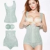 Tingmei 婼 sau sinh corset bụng cơ thể cơ thể eo eo tam giác giảm béo đồ lót chia khóa phù hợp với phụ nữ quan lot nu Corset hai mảnh