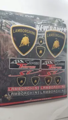 Бмв, Мерседес-Бенц, Ламборгини, Феррари, сексуальная модифицированная наклейка