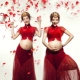 Phụ nữ mang thai ảnh quần áo phụ nữ mang thai ảnh quần áo chủ đề mới gợi cảm dễ thương mẹ mang thai phụ nữ chụp ảnh quần áo - Áo thai sản
