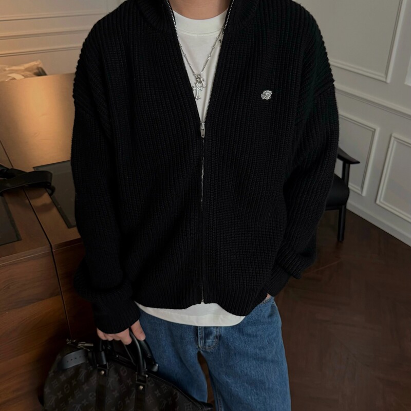 12500 Version “Head Is on Fire” Ce Arc De Triomphe Wool Knit Jacket