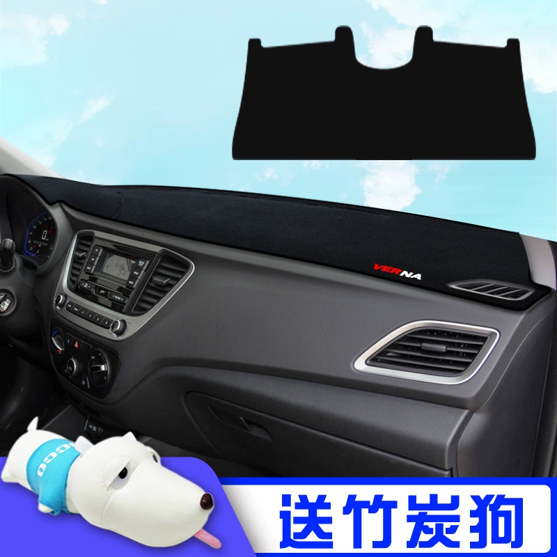 2020 Bắc Kinh Hyundai Yuena sản phẩm trang trí xe hơi nội thất sửa đổi trung tâm điều khiển bảng điều khiển chống nắng pad 20 - Ô tô nội thất Accesseries