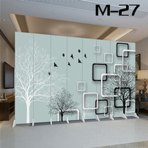  Nordic screen partition Modern simple living room mobile folding bedroom office beauty salon fashion simple folding screen