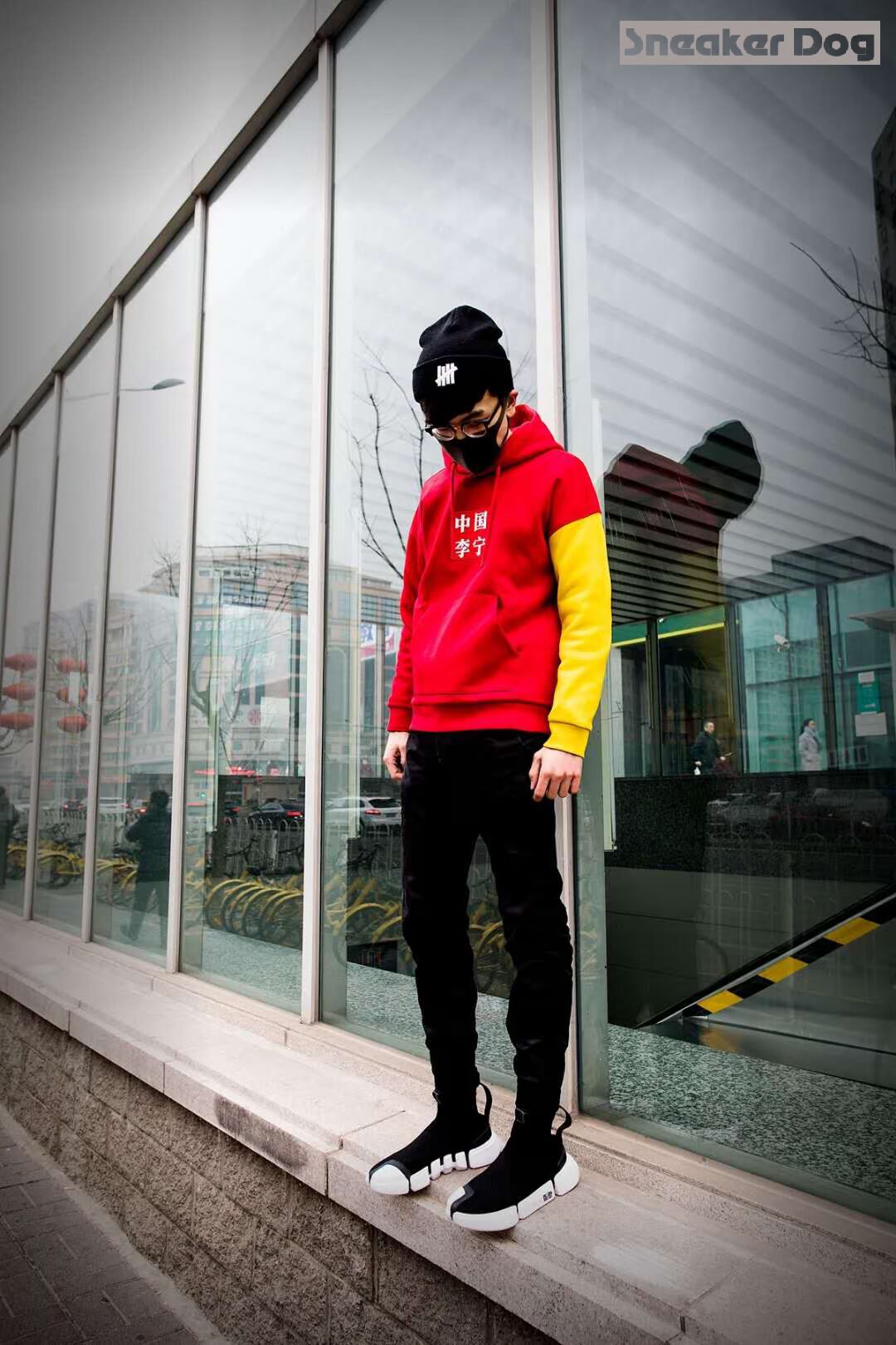 " - Thể thao lông cừu / jumper áo khoác nỉ form rộng