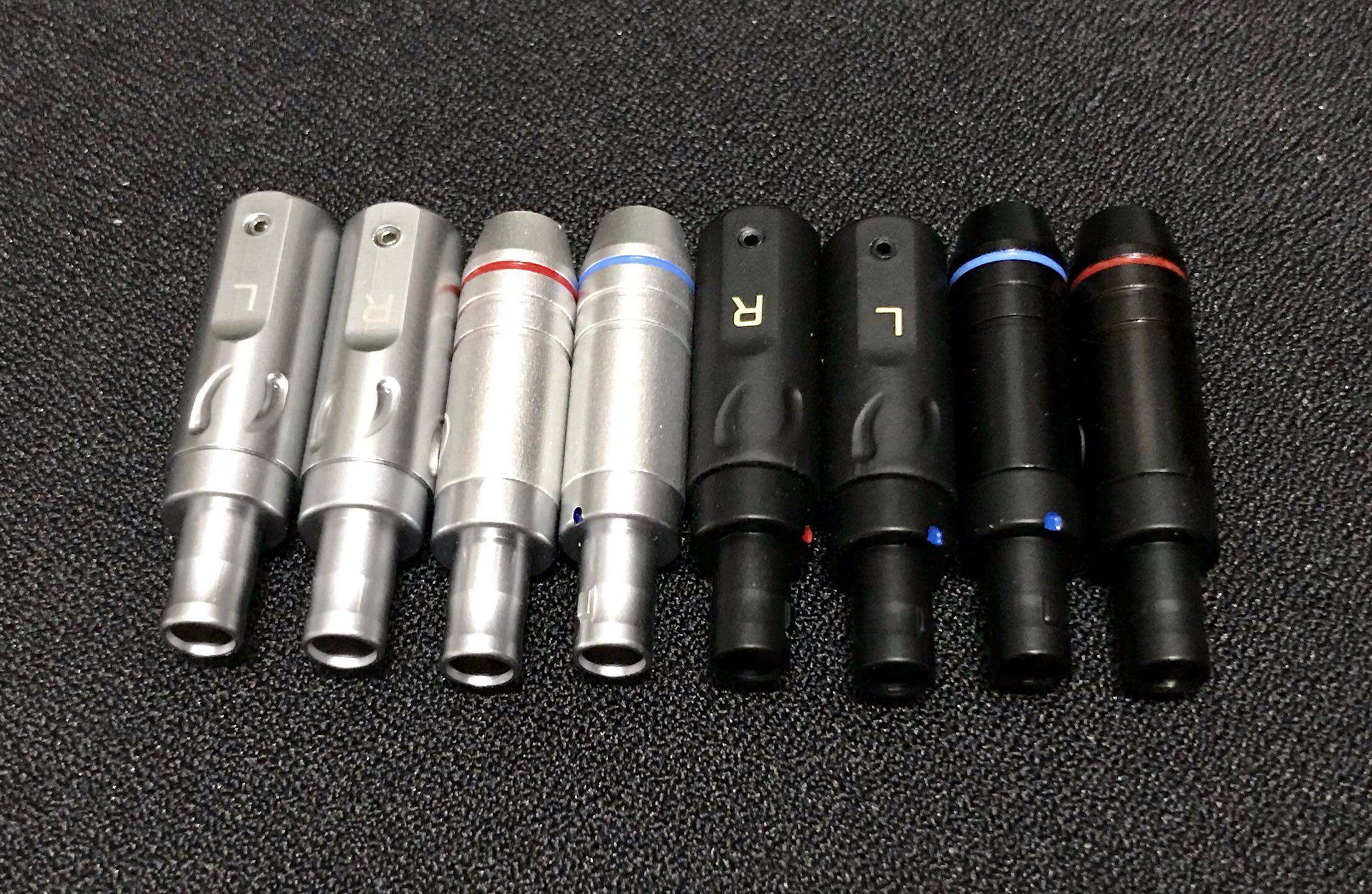 Plated black silver upgraded -HD800 -HD800 HD800S HD800S HD820 Damo D1000 ear machine line small black clips