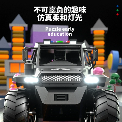 Большая полицейская машина, игрушечная машина для мальчиков, внедорожная реалистичная инерционная скорая помощь, дорожная полиция