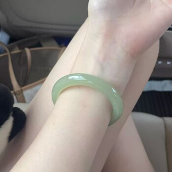 Natural xinjiang hotan jade bracelet bingqingshui