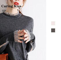 Caring Kiss16 needles are delicate and soft and wear a wool knitted shirt in the ear of Organ yarn