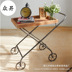 Nội thất Zhongsheng Xe ăn sắt Retro Bánh xe sáng tạo Casual Xe đẩy gỗ rắn Nhà hàng Cafe Giỏ hàng - FnB Furniture FnB Furniture