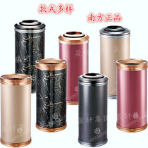 Southern new product elevator entrance flower steel plate seat floor ash bucket vertical trash can storage barrel hotel supplies ash tube