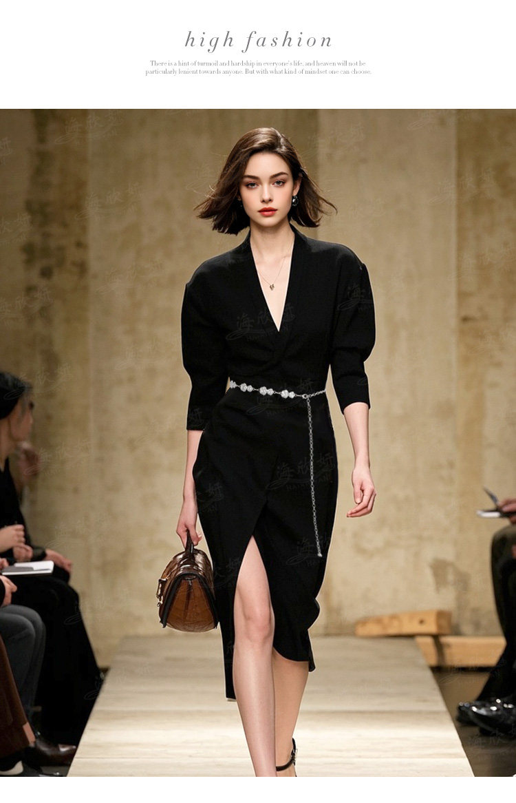 Retro Chain Belt Women's High-end Fashion Metal Waist Chain Decoration With Dress Fine Accessories Ins Trend_voghion.com