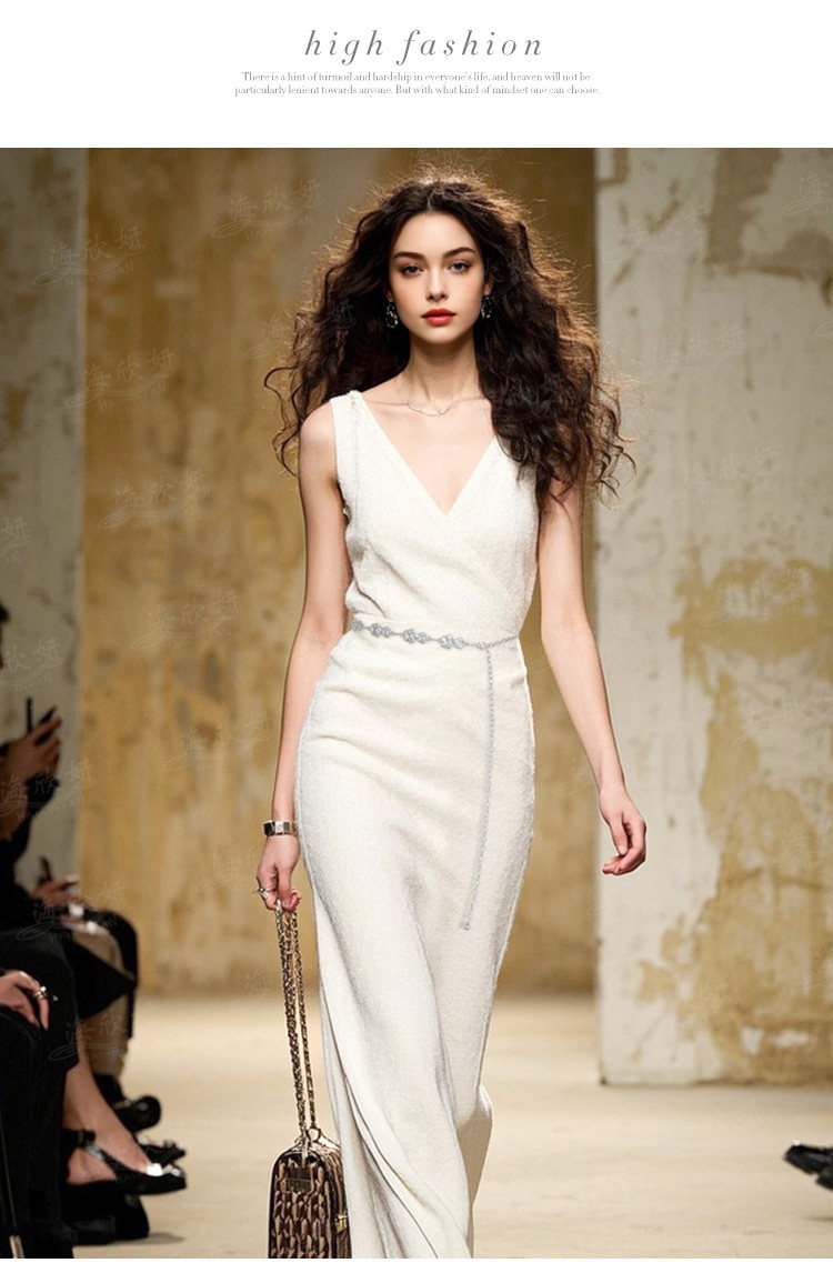 Retro Chain Belt Women's High-end Fashion Metal Waist Chain Decoration With Dress Fine Accessories Ins Trend_voghion.com