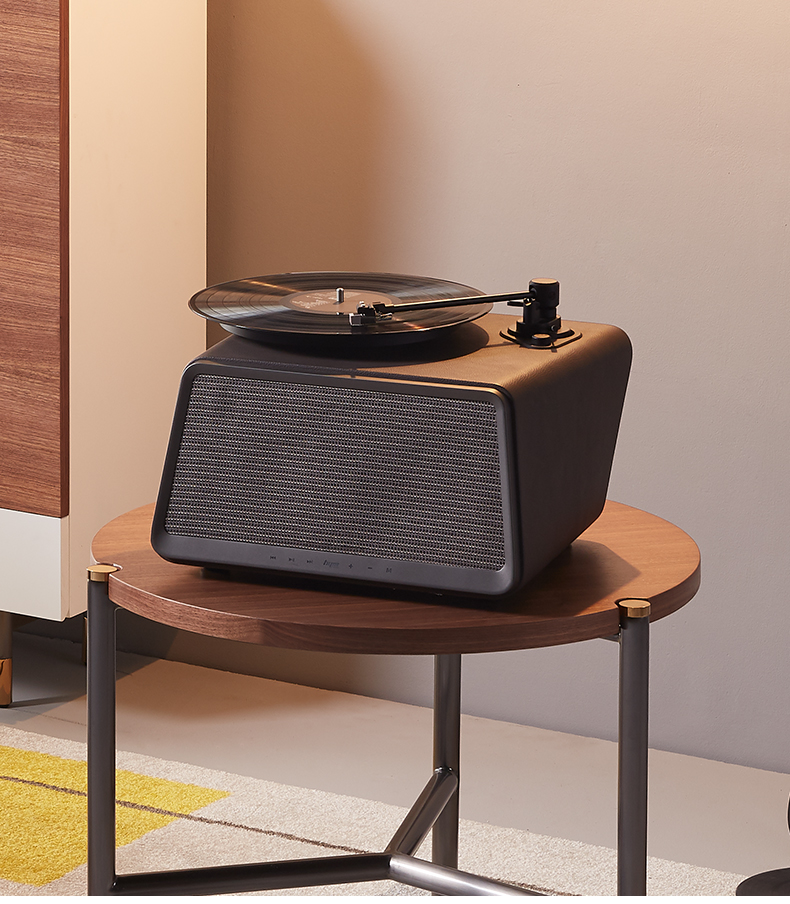 đầu đĩa than audio technica at lp60	 嘿 Máy ghi âm vinyl màu nâu hạt giống - Máy hát máy phát nhạc đĩa than