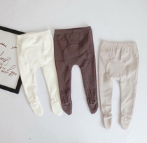 ins South Korea same baby big pp pants socks spring and autumn baby simple elastic pit leggings socks