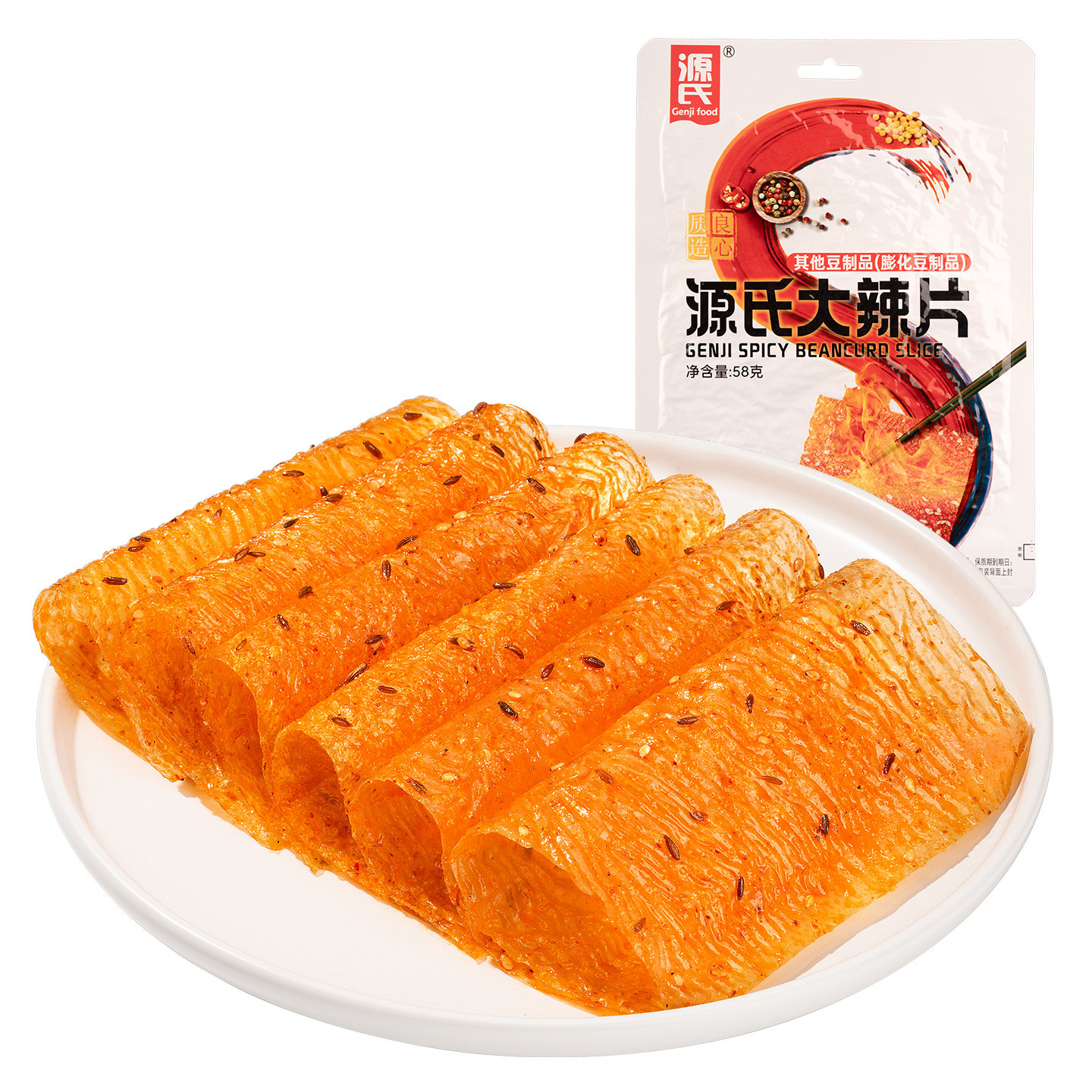 源氏老式大辣片58g*5包
