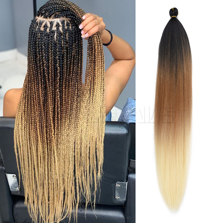 Synthetic Braiding Hair EZ low temperature dirty braids Crochet Braids Ombre Color