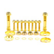 Four-wheel skateboard bridge nail double rocker 29mm gold bridge nail gold bowl pad gold center column gold nut skateboard bridge bracket accessories