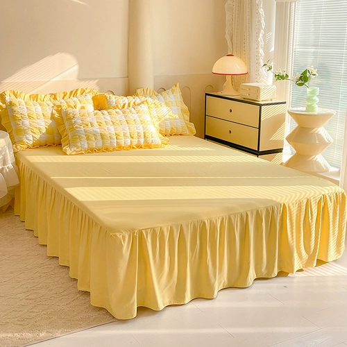 Хлопковый комплект, пододеяльник, хлопковая нескользящая простыня для принцессы для школьников, 4 предмета