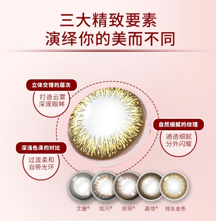 158 / hộp] Johnson & Johnson ném 30 mảnh Anshiyou Xác định nàng tiên cá kính màu Ji - Kính đeo mắt kính kính gentle monster south side