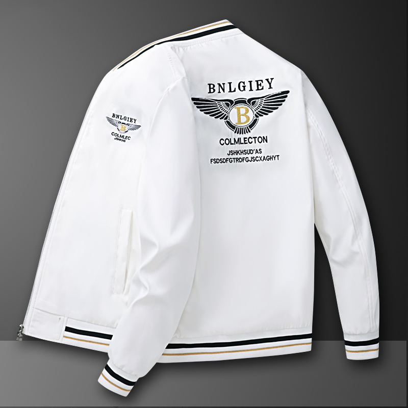 When the season's new ~ jacket men's boomer Benley Wings Embroidery European Station High-end Jacket Man