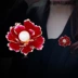 National Flower Peony Flower Size Brooch Brooch Womens Pin-in Jacket Ngọc trai Ghim Cardigan Phụ kiện sườn xám - Trâm cài