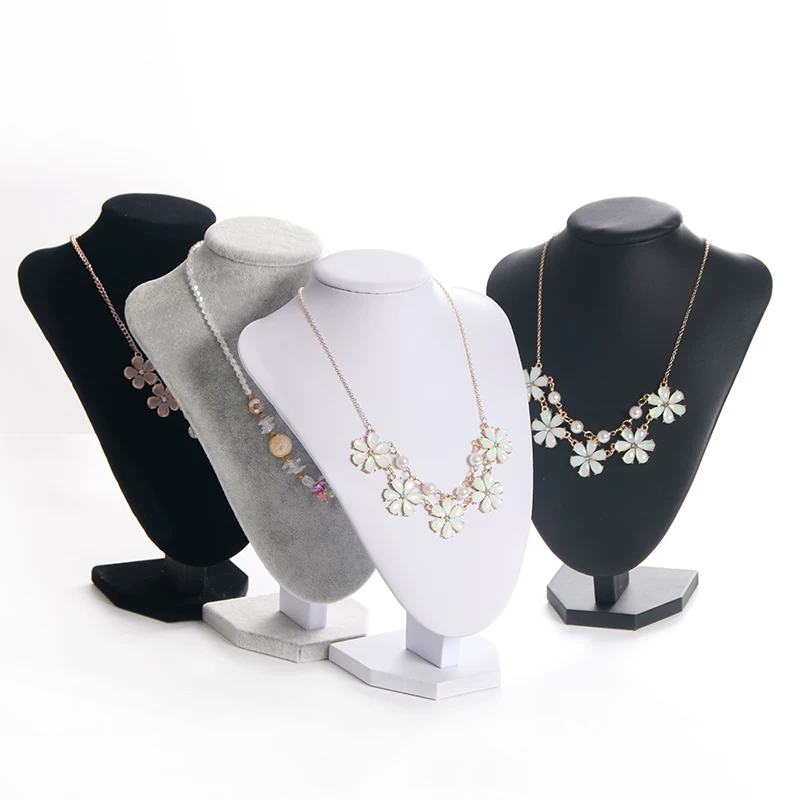冰澜 Necklace, stand, pendant, mannequin head, jewelry