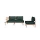 Sofa gỗ hiện đại 8H Đơn giản ba bằng chứng Công nghệ dùng một lần Vải Sofa Phòng khách kết hợp Nội thất Xiaomi Chuỗi sinh thái - Ghế sô pha