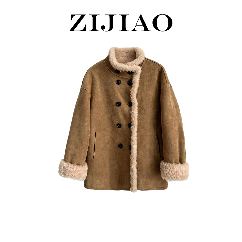 [New Style] Fashionable Winter Warm Loose-Fitting Reversible Korean-Style Casual Mid-Length Coat Gghh-0903C