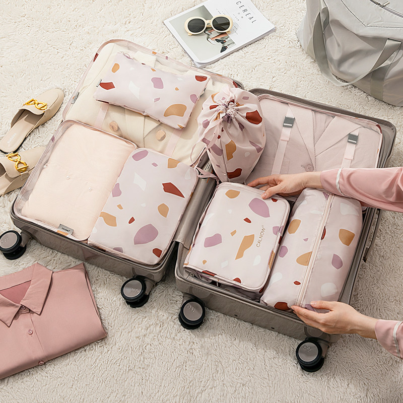 Travel Storage Bag Luggage Storage Bag Set Travel Underwear Clothes Waterproof Portable Differential Packing Finishing Bag