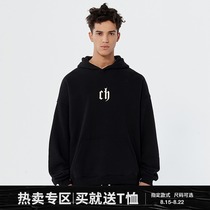 CHINISM CH hooded sweater mens spring and autumn high street trend brand loose and wild boys hoodie trend ins