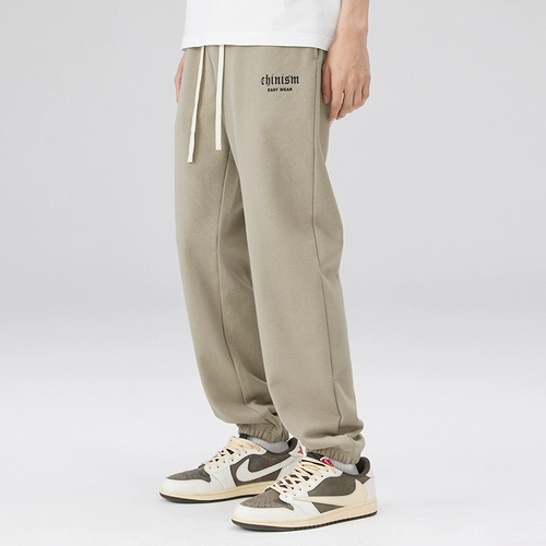 Спортивные штаны, утепленные повседневные брюки, в американском стиле