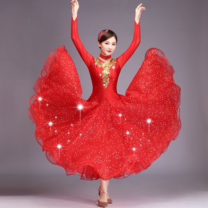 Women ballroom dance dresses Performance dress modern dance dress National Standard Dance Dress social dance dress show dress Waltz