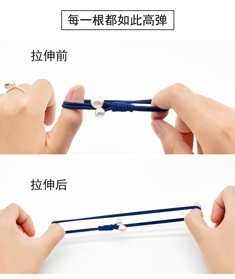 Hàn quốc Xiaoqing Xinsen nữ tóc dây tóc phụ kiện đơn giản tie tóc ponytail ban nhạc cao su đầu ngọt ngào rope tóc nhẫn set kẹp tóc giả