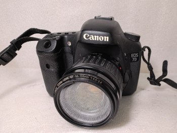 Second-hand camera 89 new canon slr camera canon eos 7d with 35-105mm lens functions normally Second-hand camera 89 new canon slr camera canon eos 7d with 35-105mm lens functions normally