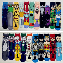 Original single Batman Joker long socks DC Anime hero couples Street men and women skateboard tide socks